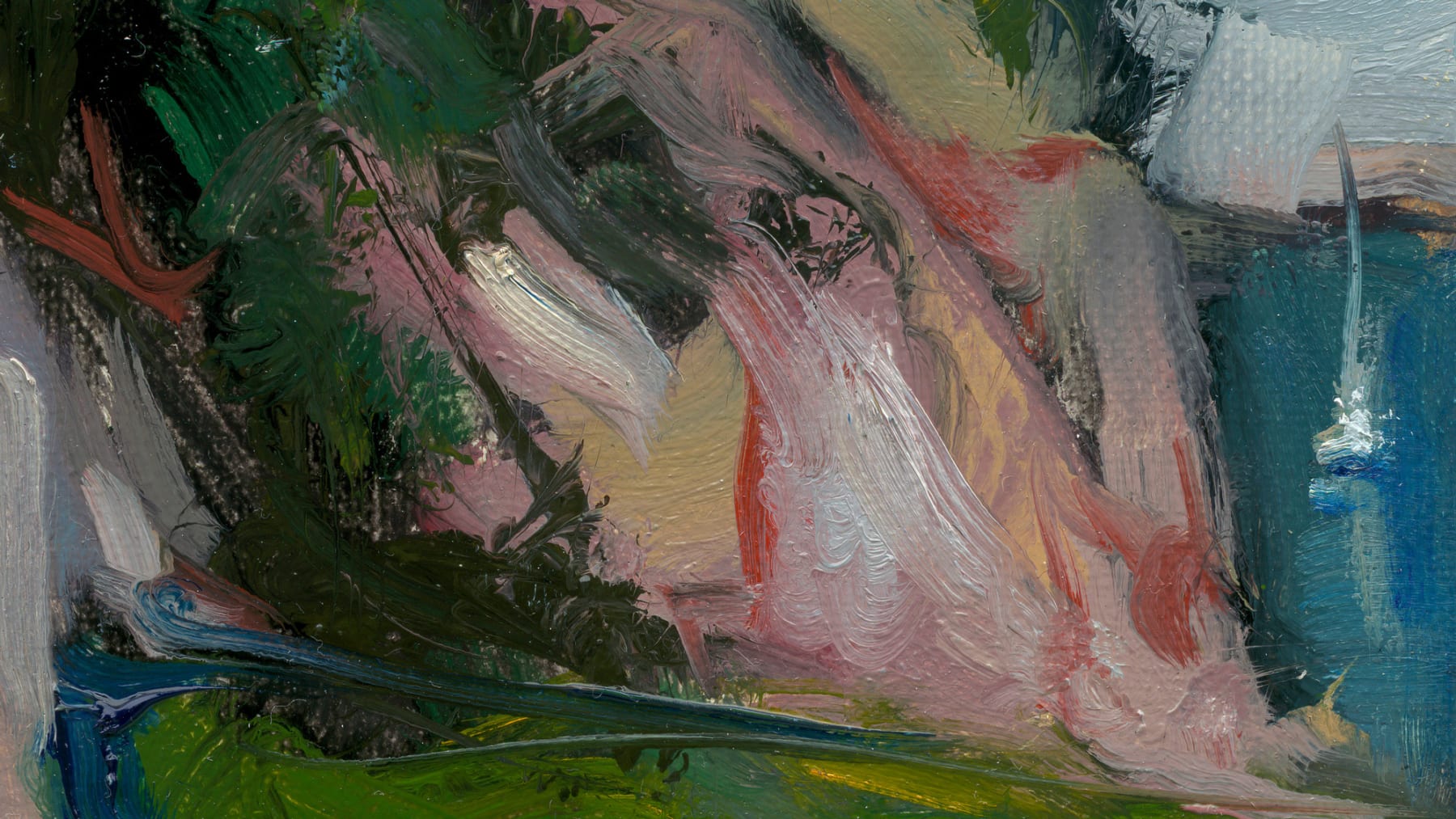 Gerard_Byrne_James_Joyce_Tower_II_modern_irish_impressionism_fine_art_gallery_Dublin_Ireland_painting_detail