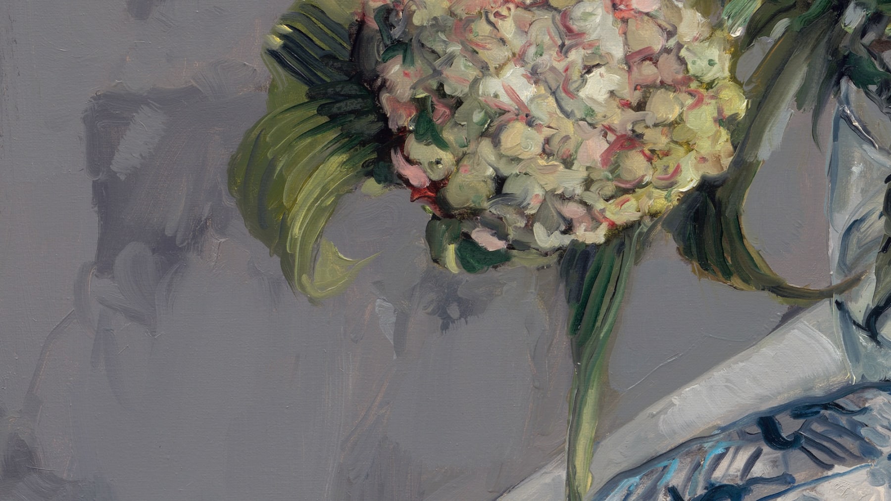 Gerard_Byrne_Mackerel_on_China_contemporary_figurative_artist_fine_art_gallery_Dublin_Ireland_painting_detail