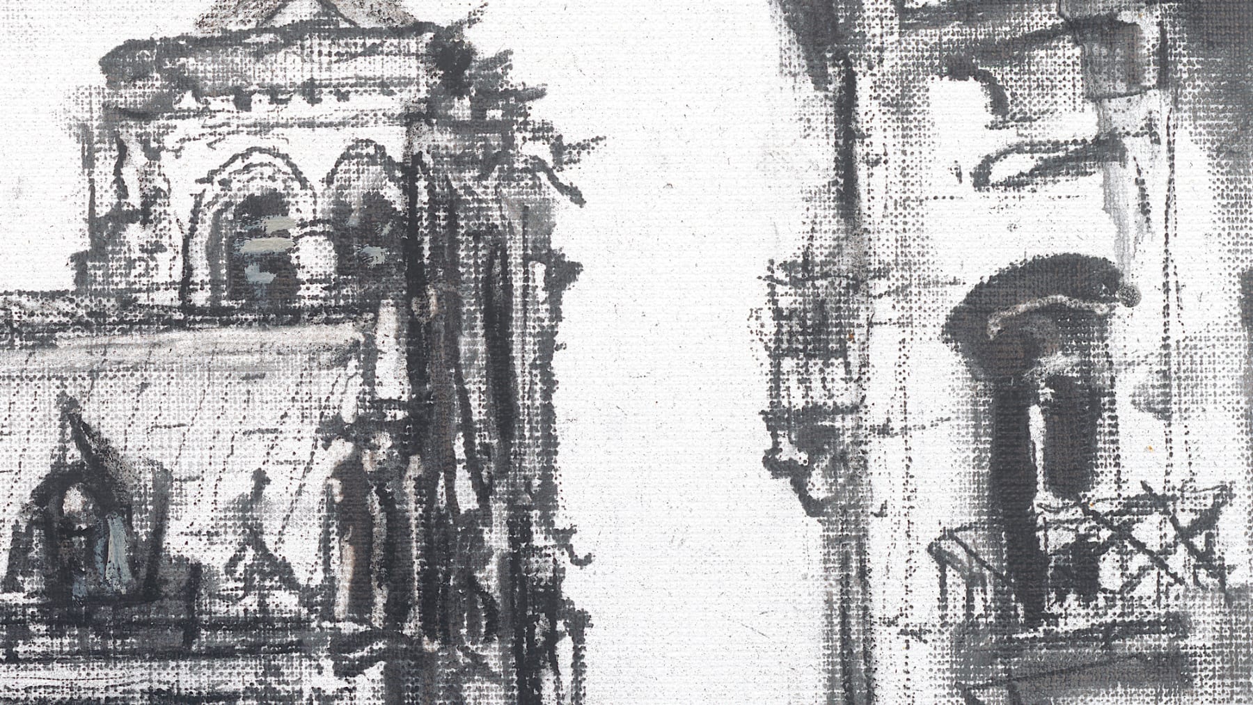 Gerard-Byrne-Parisian-Life-Notre-Dame-Paris-charcoalogy-exhibition-art-gallery-dublin-ireland-drawing-detail