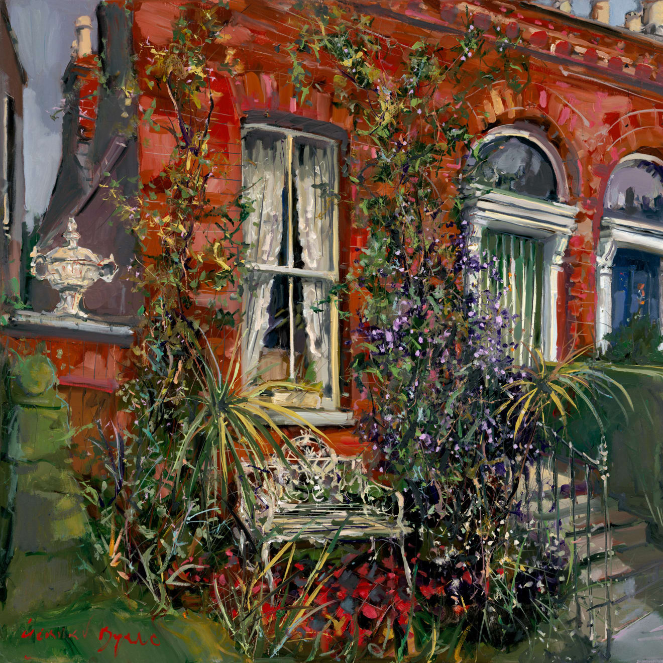 Gerard-Byrne-Summer-Garden-Ranelagh-irish-modern-impressionism-art-gallery-dublin