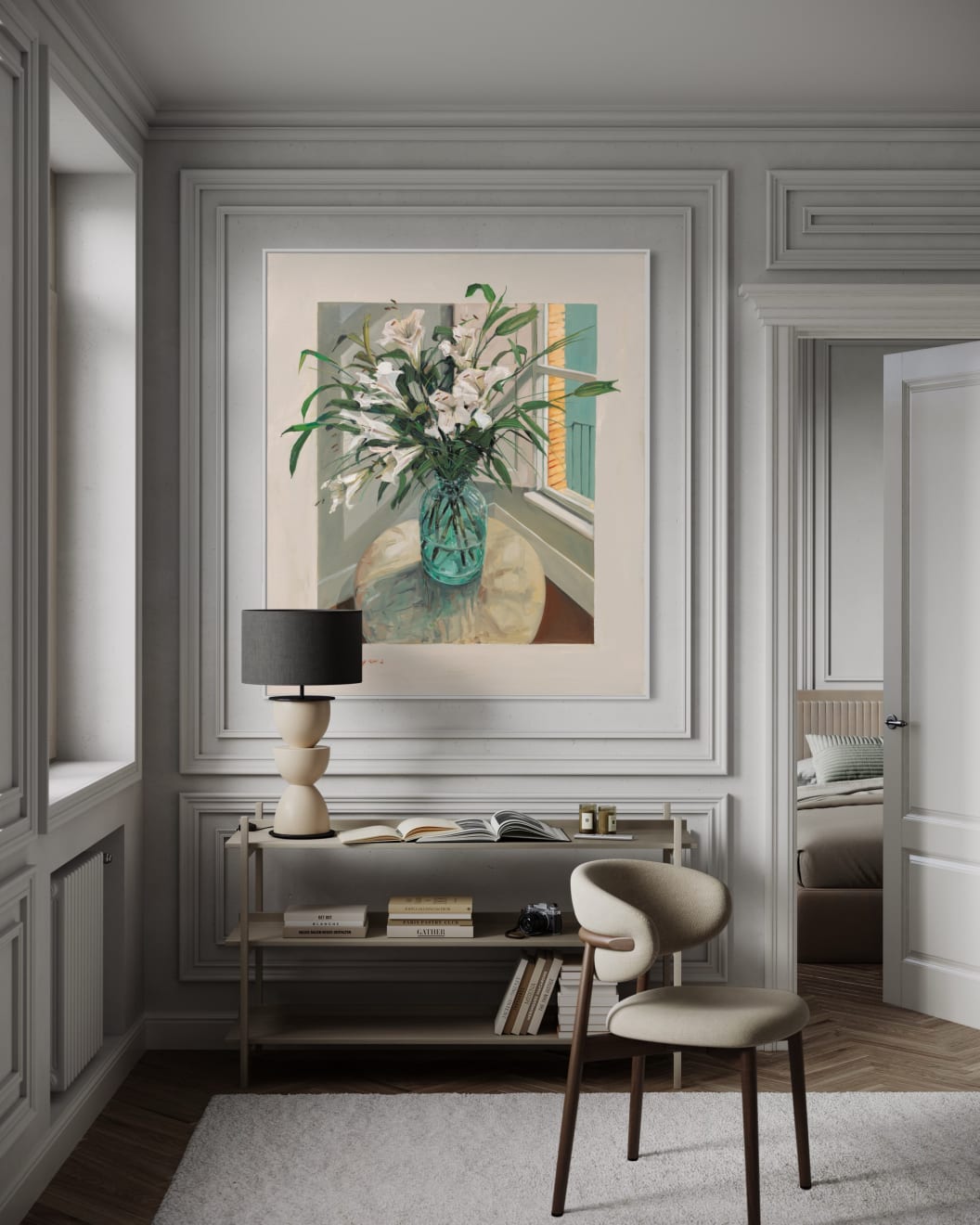 Gerard-Byrne-Floral-Moments-III-irish-artist-art-gallery-Dublin-Ireland-painting-detail-interior-decor