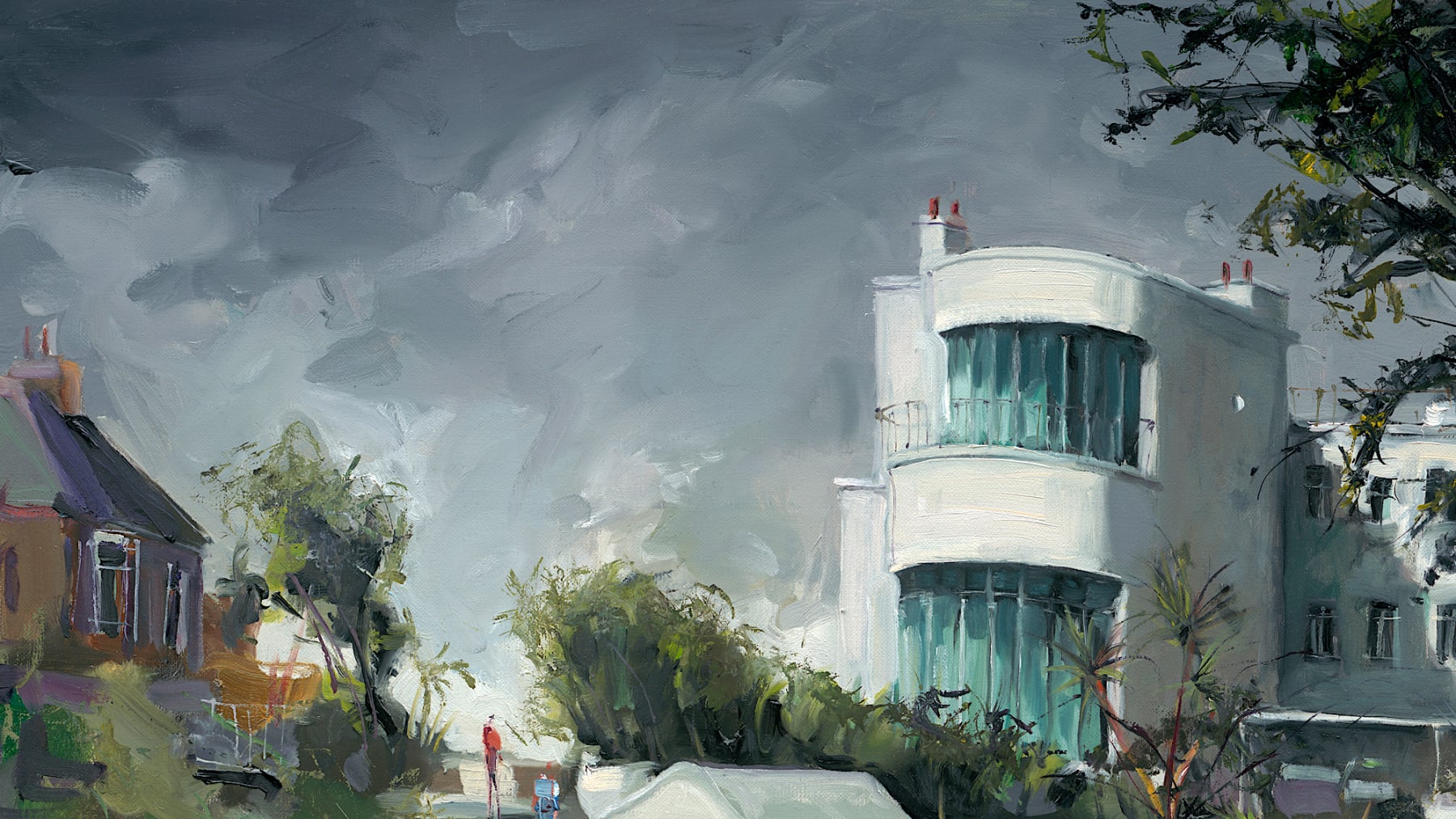 Gerard_Byrne_Caribbean_Dreams_Sandycove_II_painting_detail_contemporary_impressionism_fine_art_gallery_Dublin_Ireland