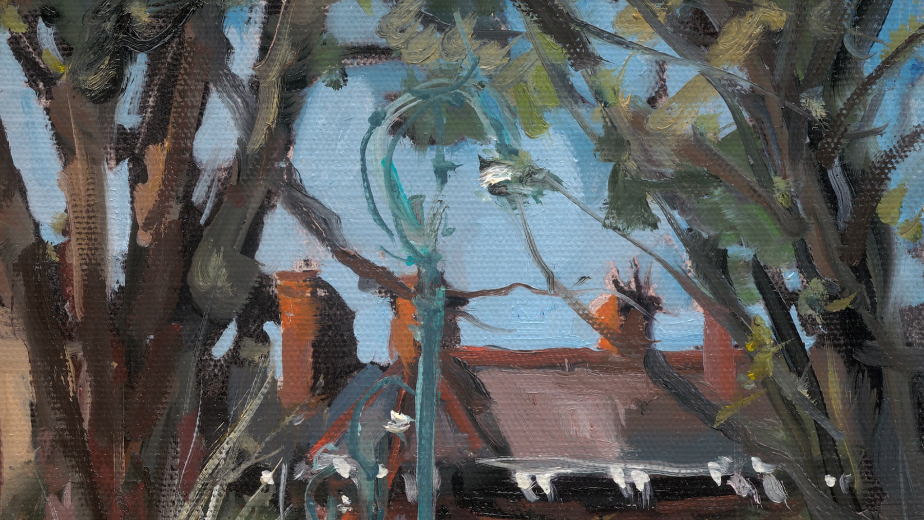 Gerard_Byrne_Shadows_Fall_Rostrevor_Terrace_Rathgar_painting_detail_modern_irish_impressionism_fine_art_gallery_Dublin_Ireland