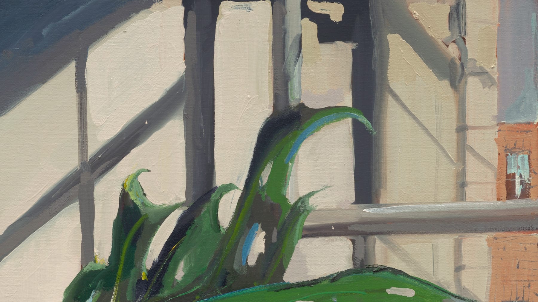 Gerard_Byrne_Monstera_by_the_Window_contemporary_figurative_painting_fine_art_gallery_Dublin_Ireland_artist_signature