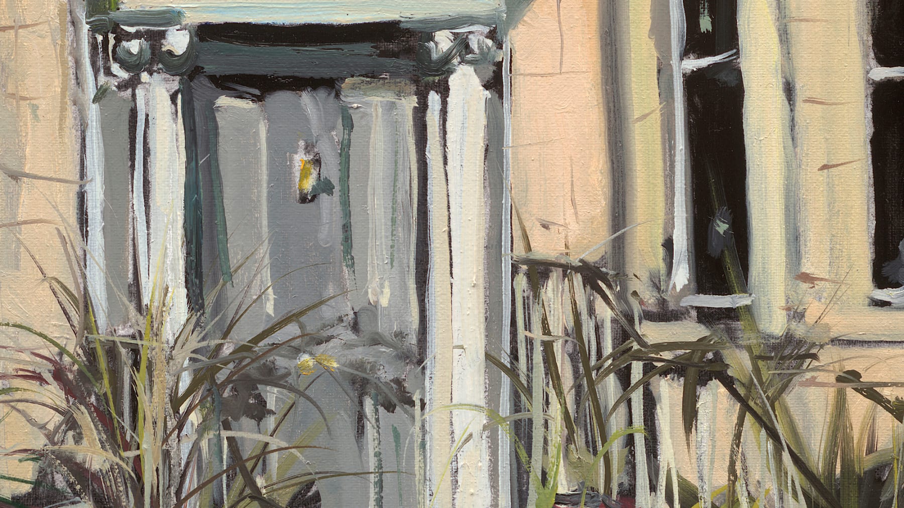 Gerard-Byrne-Stacks-of-Charm-Irish-Modern-Impressionist-art-gallery-Dublin-Ireland-painting-detail