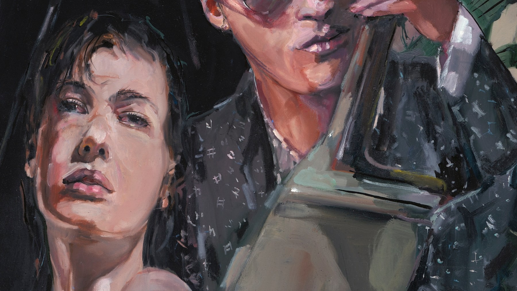 Gerard_Byrne_Jazz_On_the_Rocks_SPACS_Art_New_York_City_painting_detail