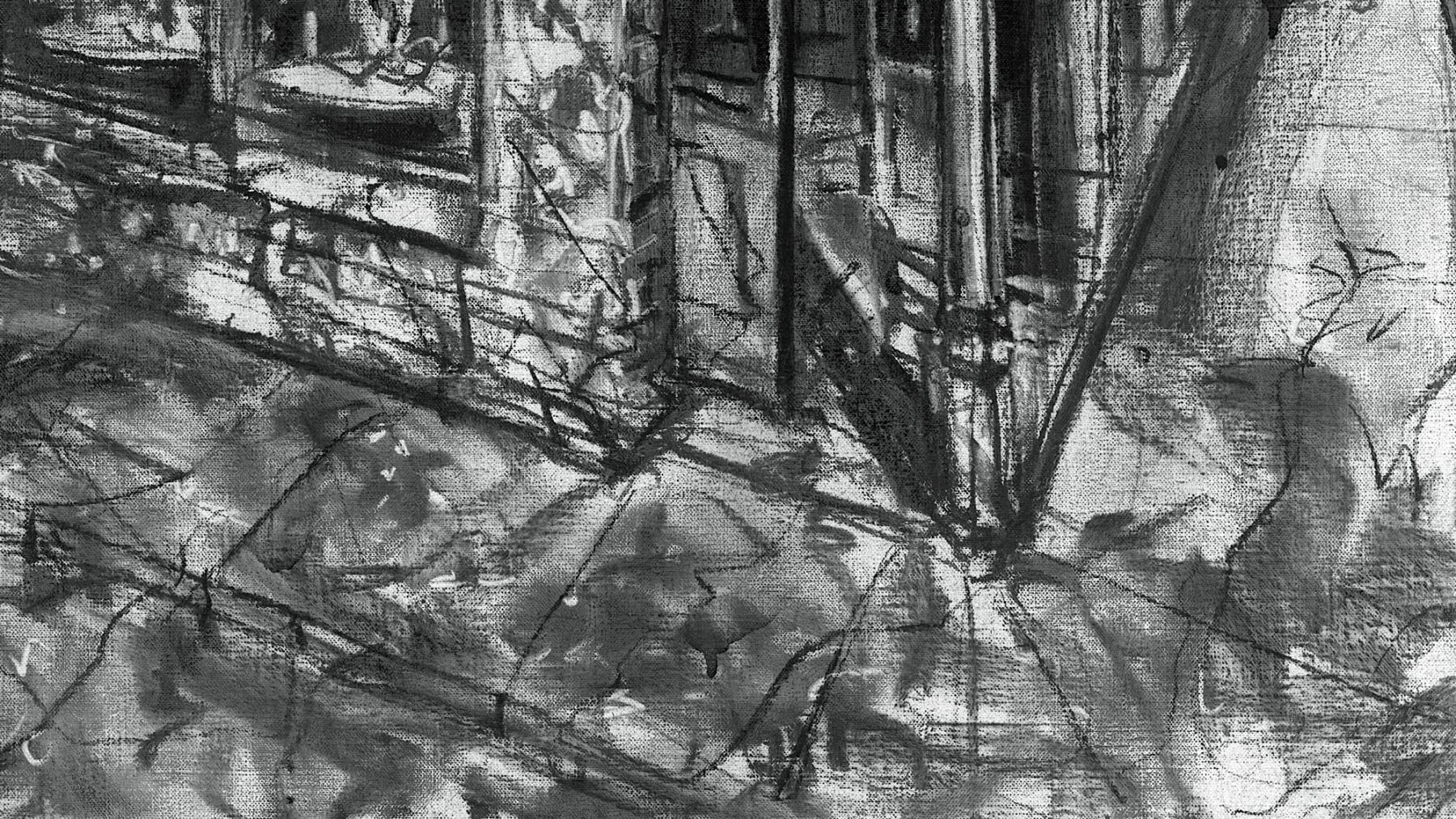 Gerard_Byrne_Under_the_Shadow_of_the_Sun_modern_impressionism_artwork_detail