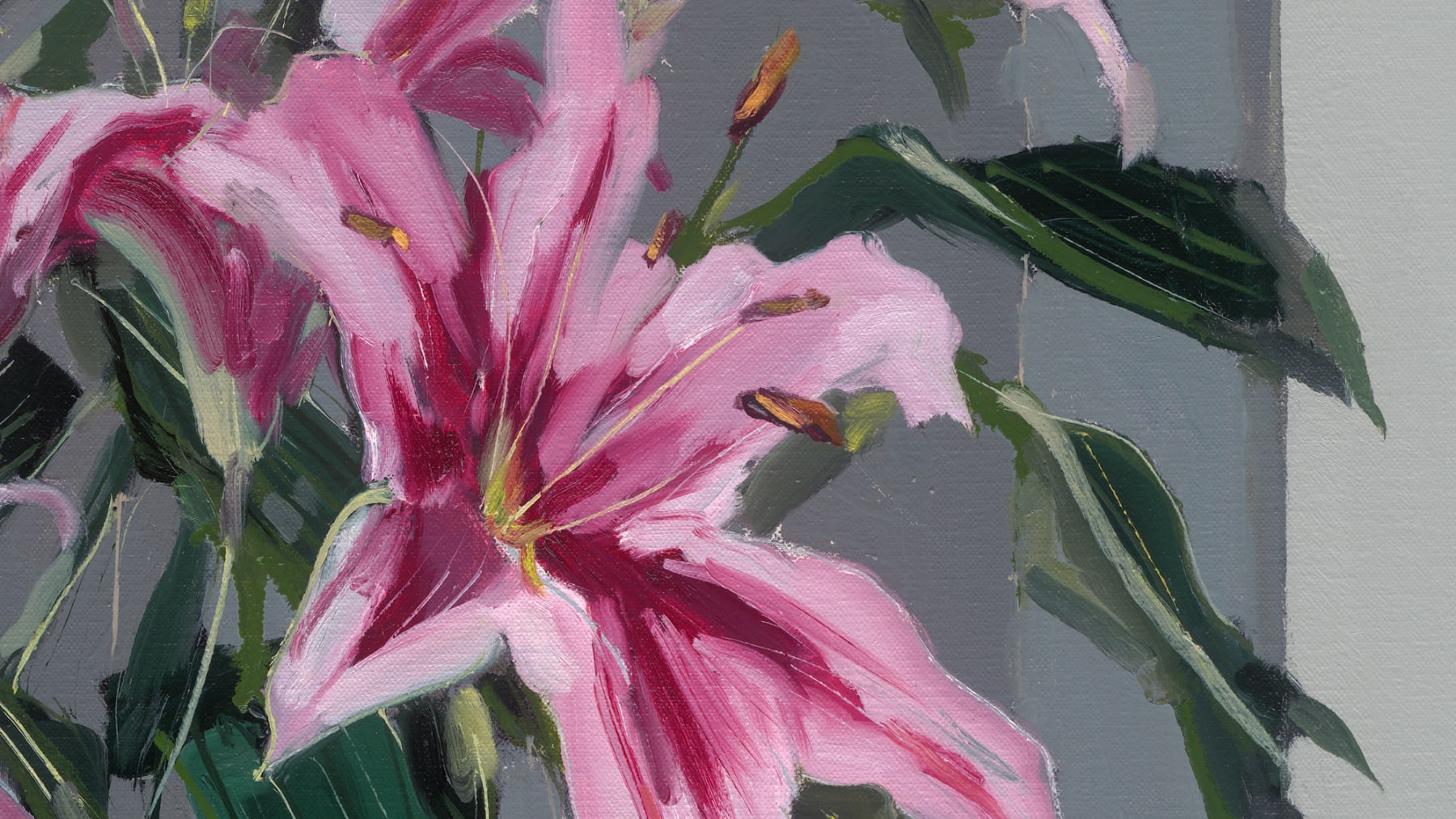 Gerard_Byrne_Floral_Serenade_contemporary_irish_art_painting_detail