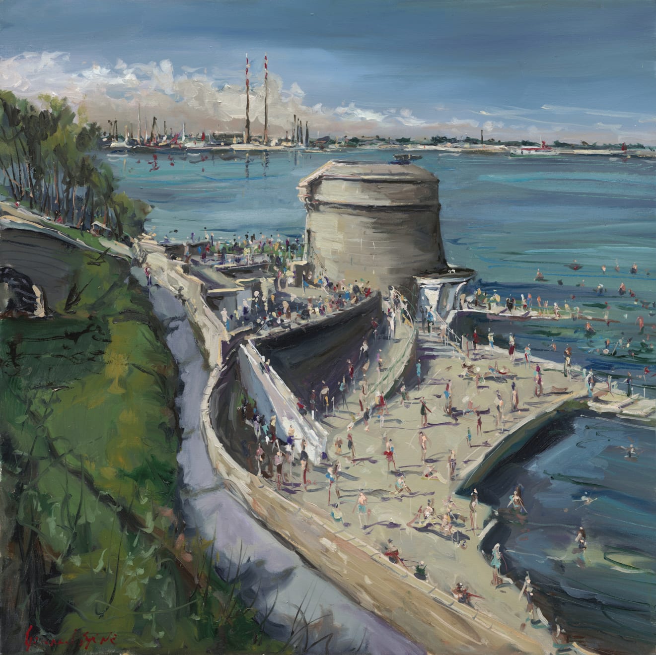 Gerard_Byrne_Seapoint_Ray_of_Sunshine_contemporary_impressionism_fine_art_gallery_Dublin_Ireland