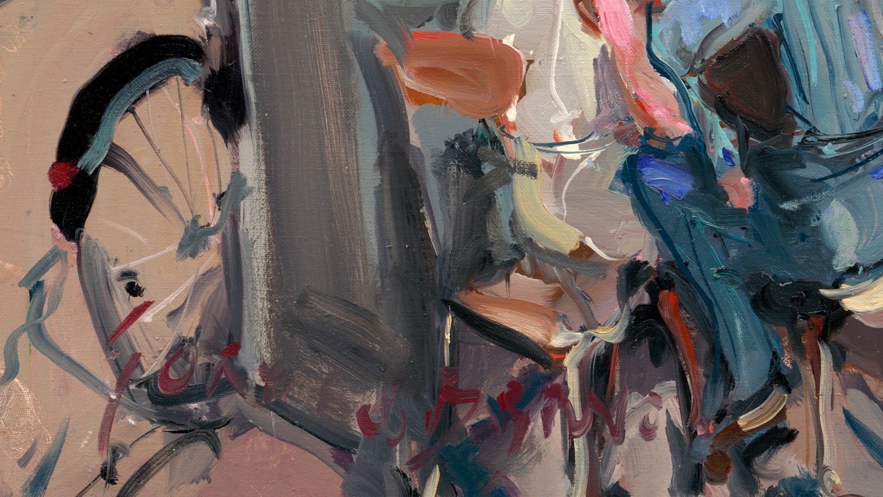 Gerard-Byrne-Joyful-Day-on-Dawson-Street-Dublin-irish-modern-impressionism-art-gallery-Dublin-artist-signature