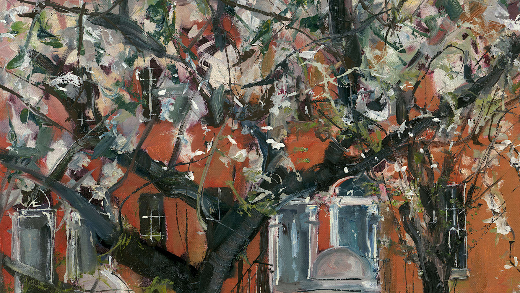 Gerard_Byrne_The_Secret_Garden_modern_irish_impressionism_painting_detail