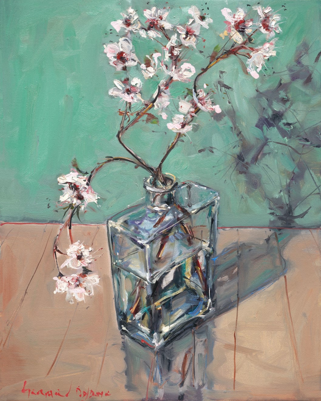 Gerard-Byrne-Winter-Cherry-Blossom-I-irish-modern-impressionism-art-gallery-Dublin-Ireland