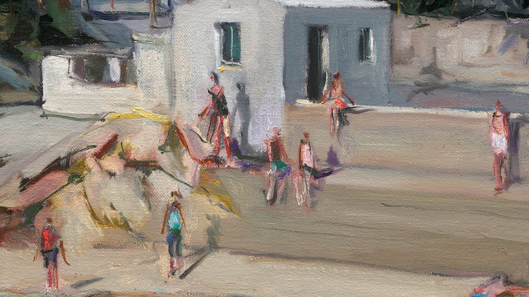 Gerard_Byrne_Caribbean_Dreams_Sandycove_contemporary_impressionism_painting_detail
