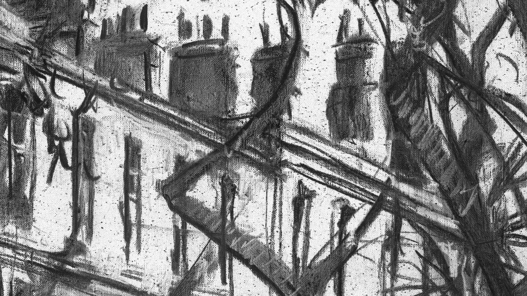 Gerard_Byrne_Urban_Oasis_Charcoalogy_exhibition_fine_art_gallery_Dublin_Ireland_drawing_detail