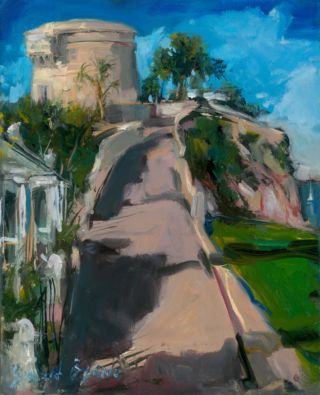 Gerard_Byrne_James_Joyce_Tower_II_modern_irish_impressionism_fine_art_gallery_Dublin_Ireland