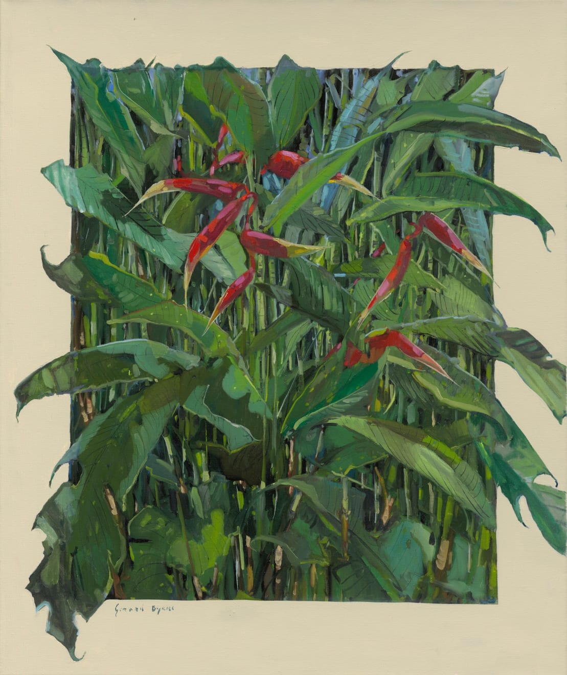 Gerard_Byrne_Firecracker_Heliconia_contemporary_figurative_art_fine_art_gallery_Dublin_Ireland