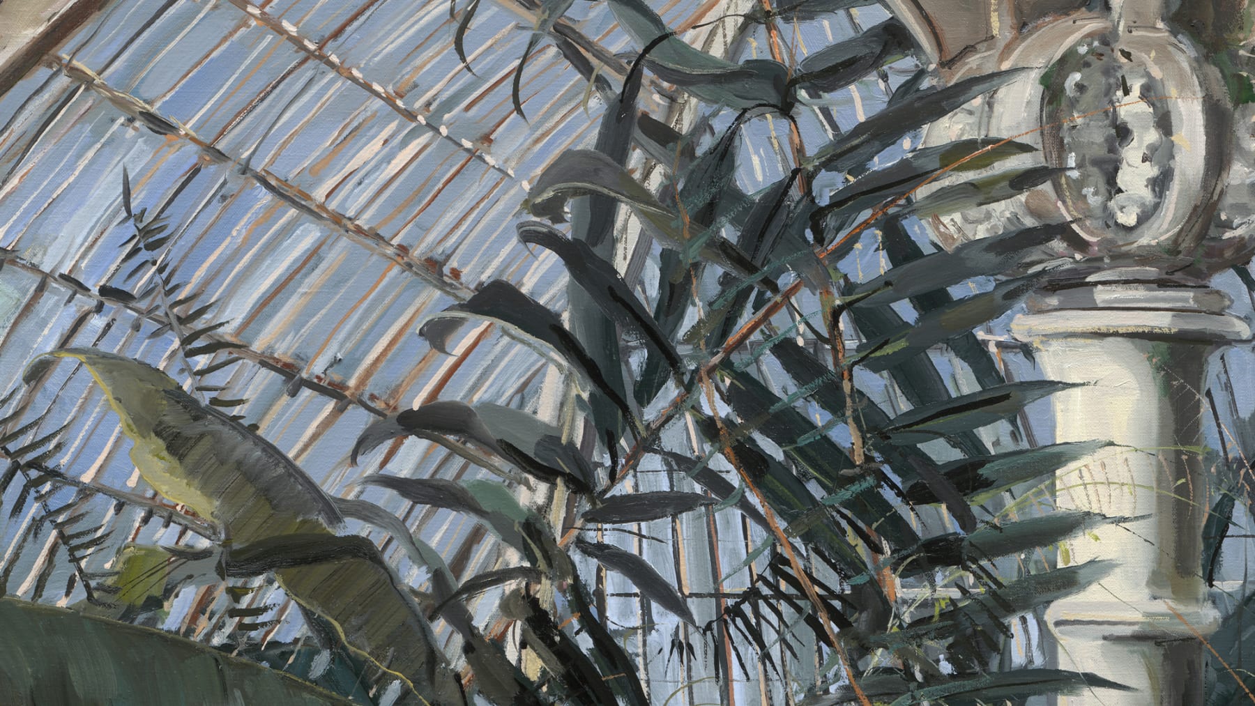 Gerard_Byrne_Cocoon_in_the_City_contemporary_impressionism_painting_detail