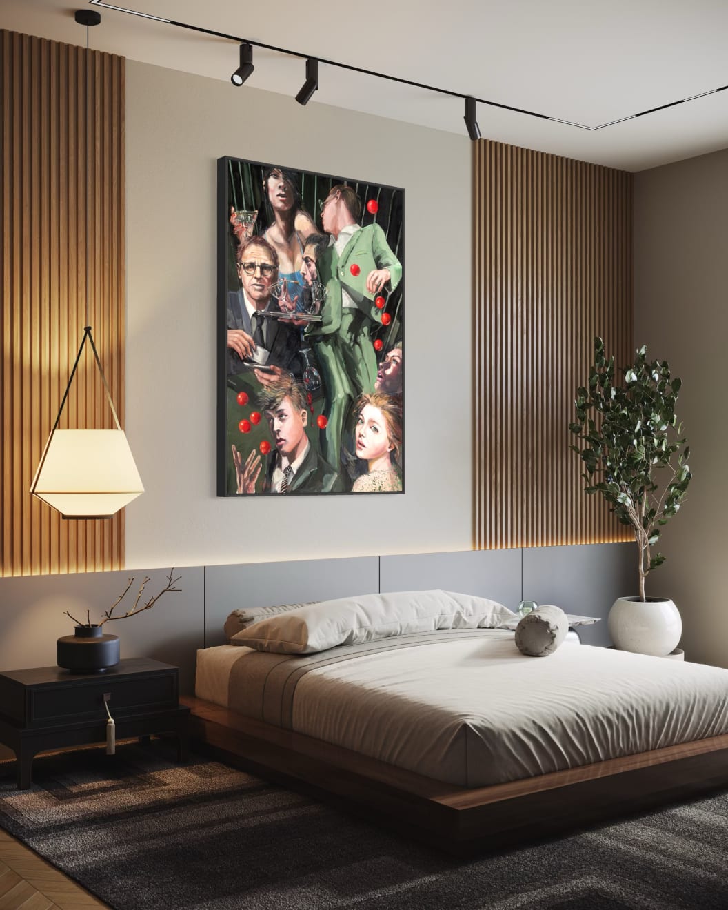 Gerard_Byrne_The_Fall_contemporary_figurative_art_SPACS_NYC_interior_decor