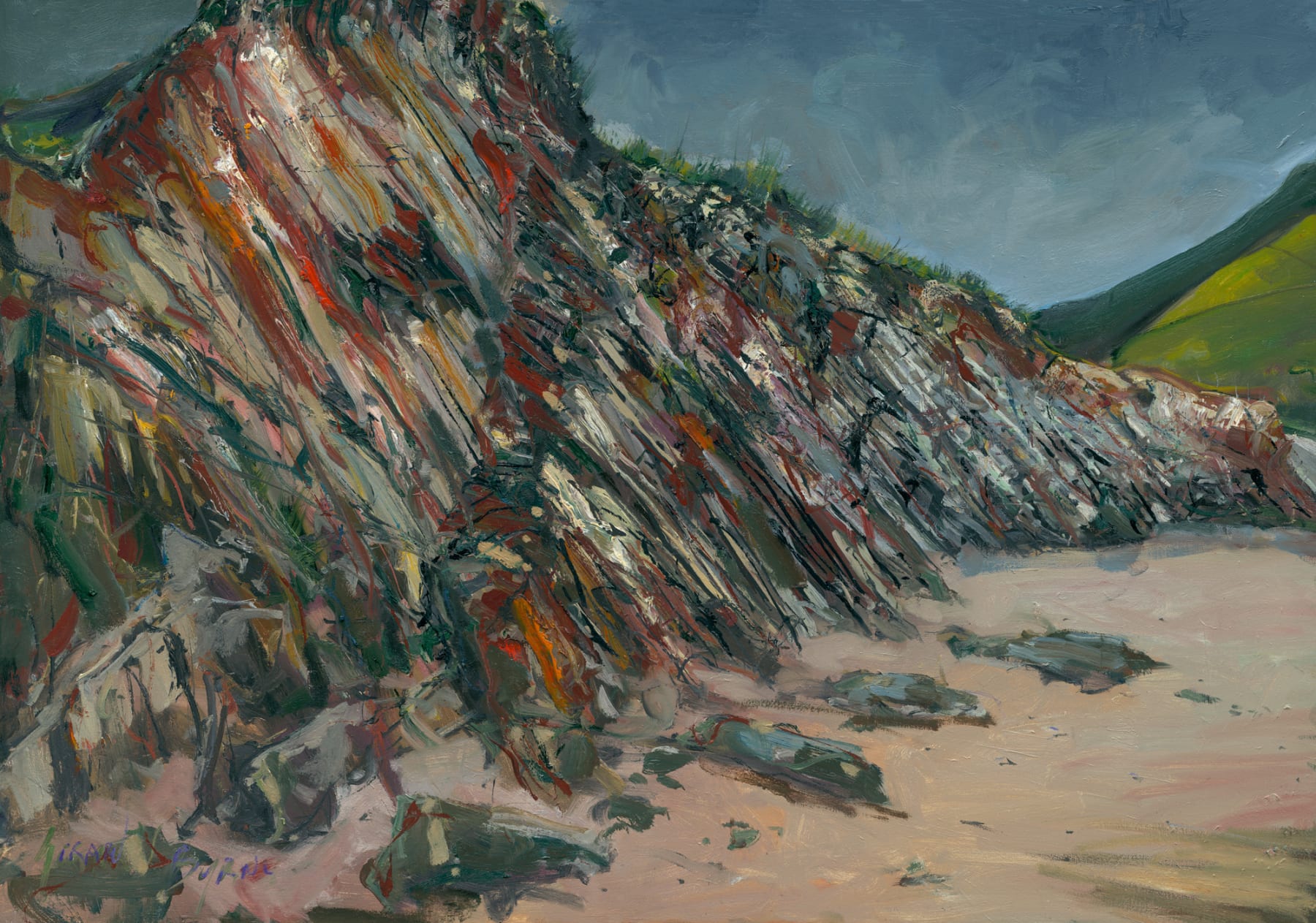 Gerard_Byrne_To_the_Beach_modern_irish_impressionism_fine_art_gallery_Dublin_Ireland