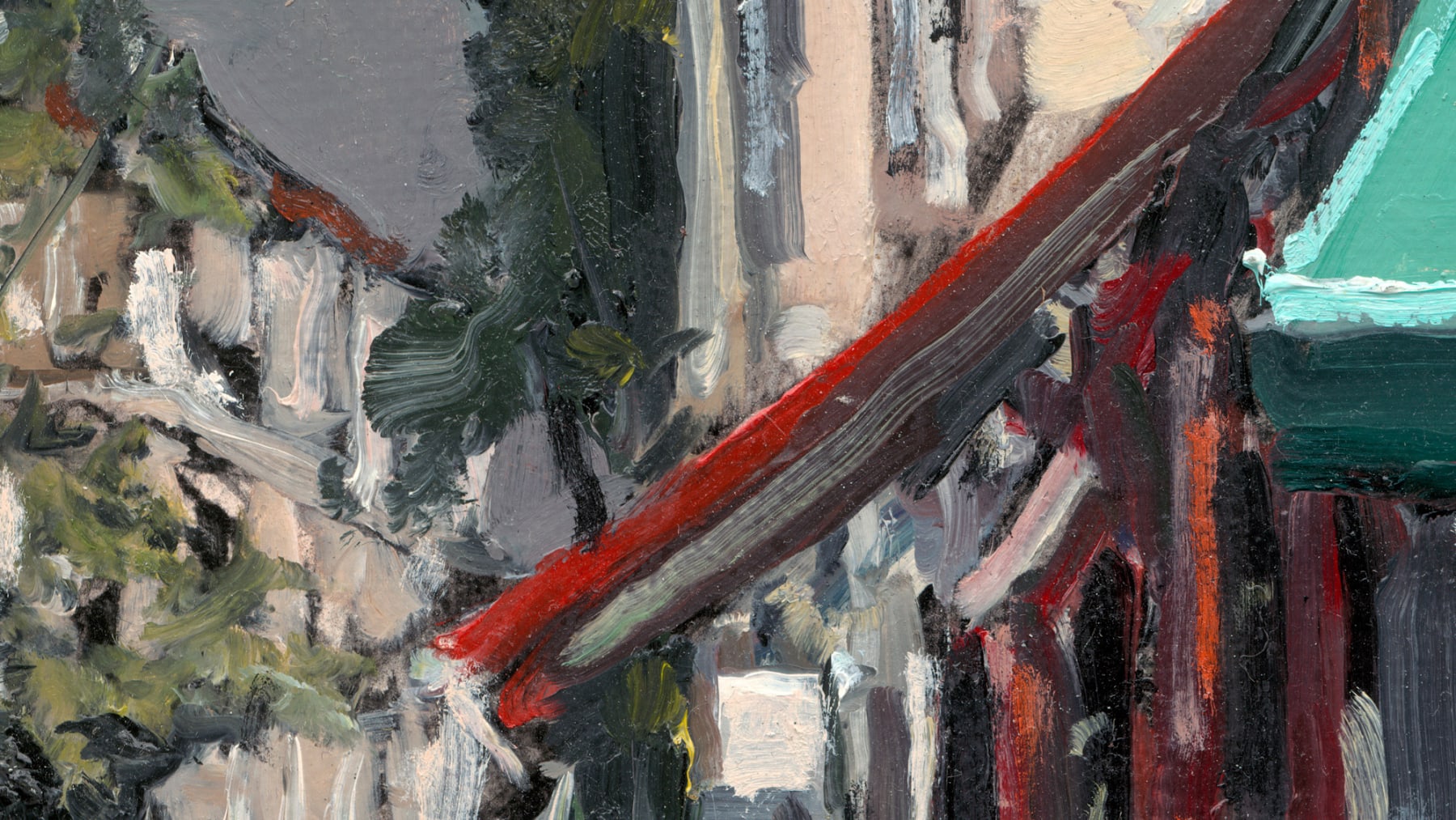 Gerard-Byrne-Italian-Corner-I-Brighton-and-Hove-irish-modern-impressionism-art-gallery-Dublin-Ireland-painting-detail