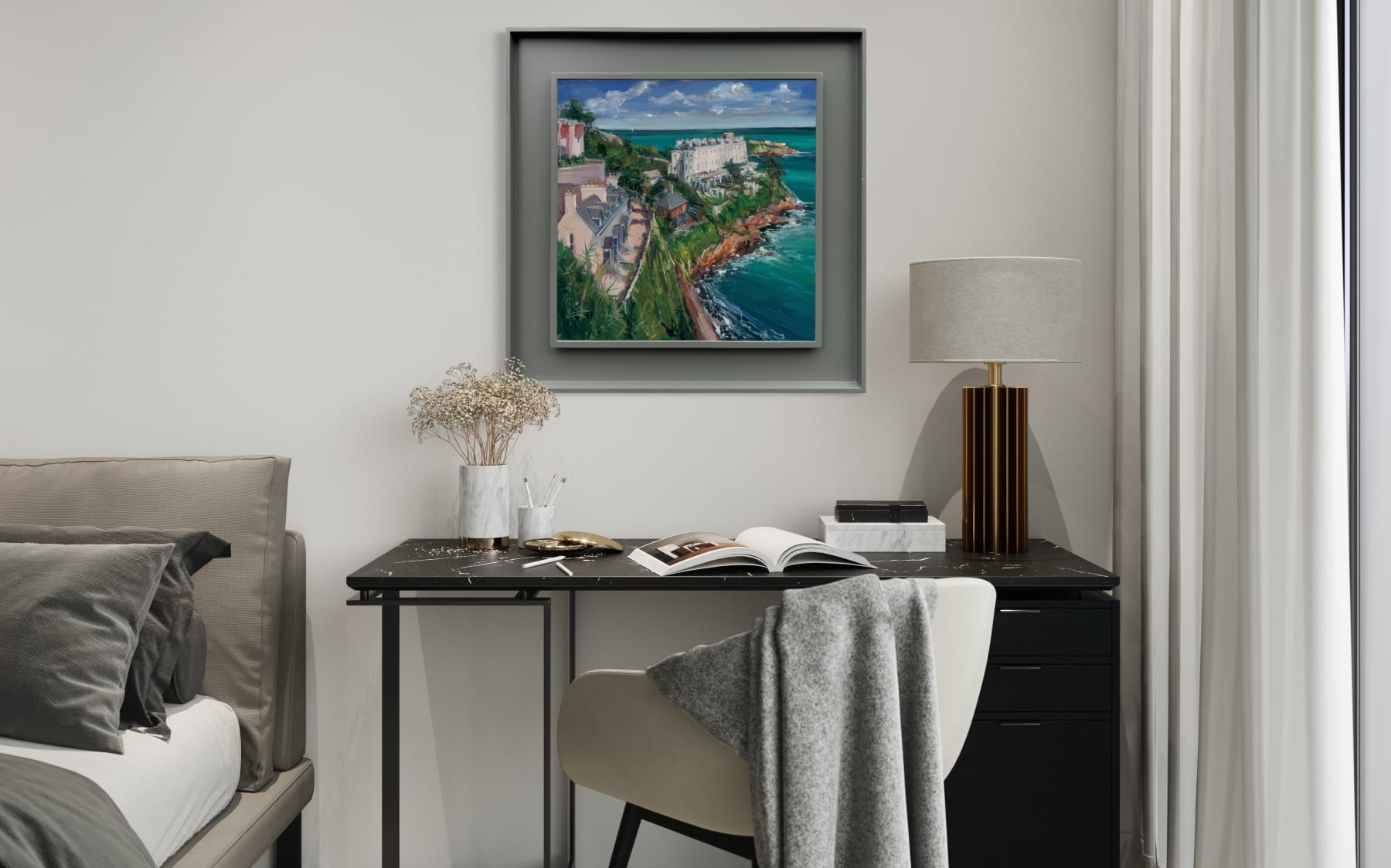 Gerard-Byrne-Coastal-Tranquility-art-gallery-Dublin-Ireland-interior-design