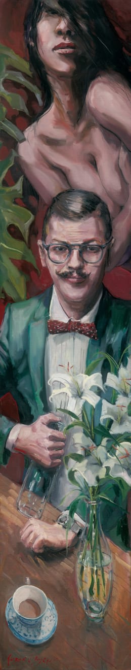 Gerard_Byrne_Dreaming_figurative_irish_painting_art_gallery_dublin_Ireland