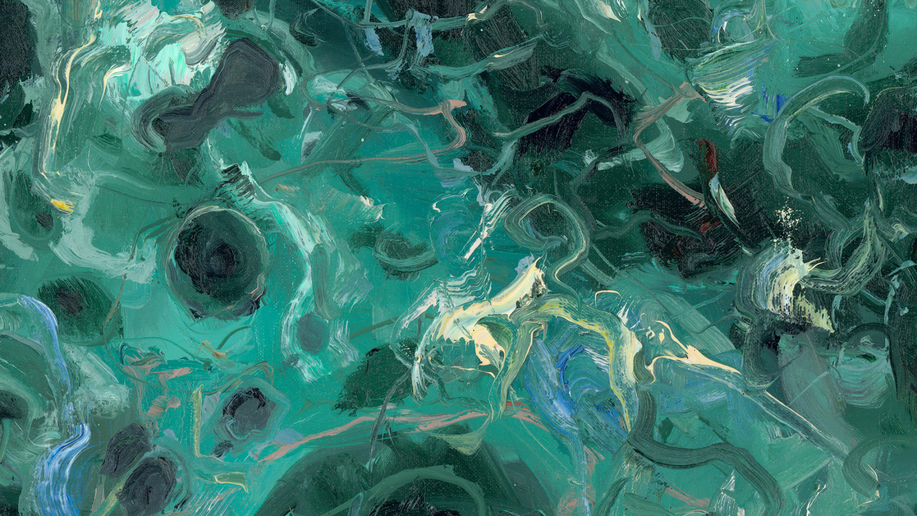 Gerard Byrne_Watching_the_Waves _IV_contemporary_irish_art_painting_detail