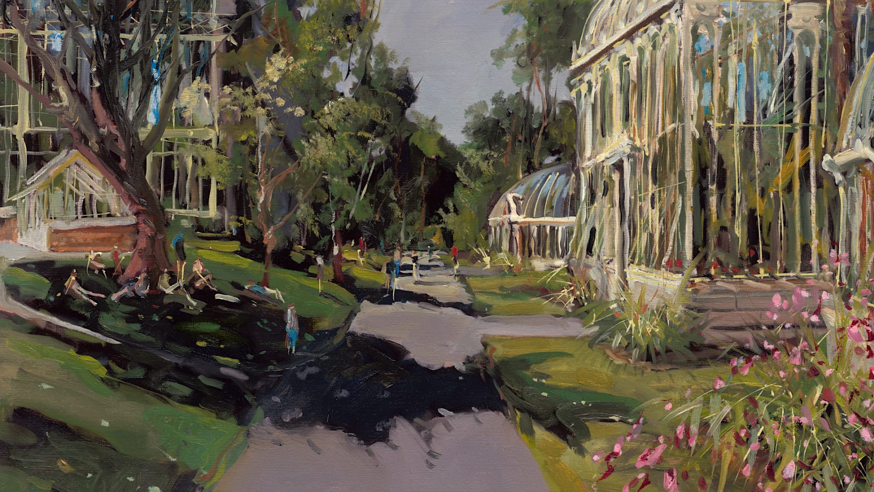 Gerard_Byrne_Easy_Living_contemporary_impressionism_painting_detail_fine_art_gallery_Dublin_Ireland