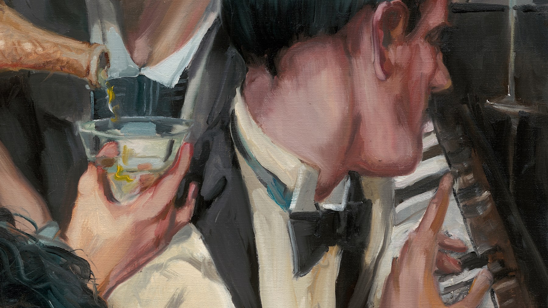 Gerard_Byrne_Until_We_Meet_Again_contemporary_figurative_art_painting_detail