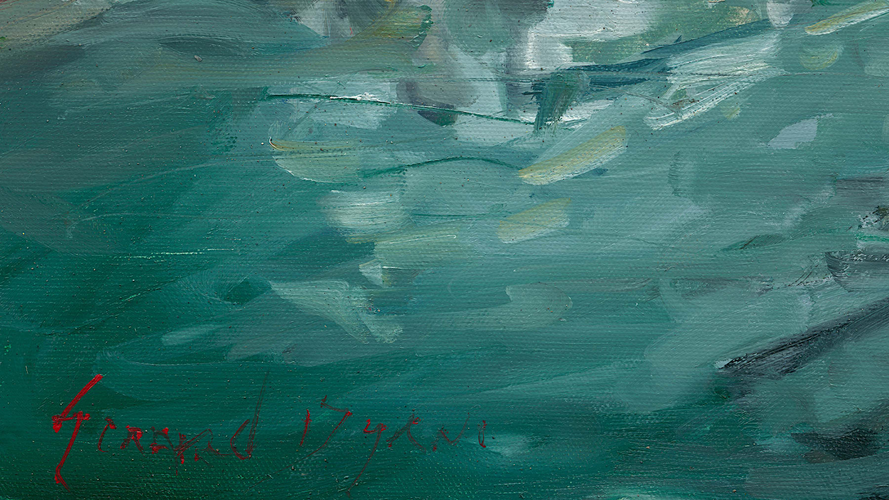 Gerard_Byrne_Caribbean_Dreams_Sandycove_III_painting_detail_contemporary_impressionism_fine_art_gallery_Dublin_Ireland