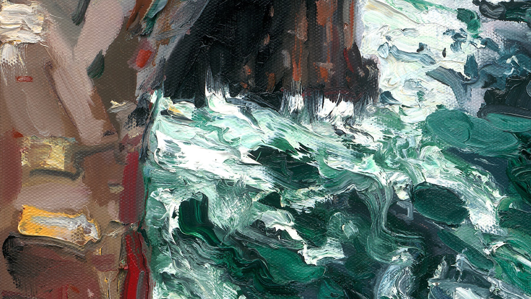 Gerard_Byrne_Sea_Impressions_I_figurative_irish_artist_fine_art_gallery_Dublin_Ireland_painting_detail