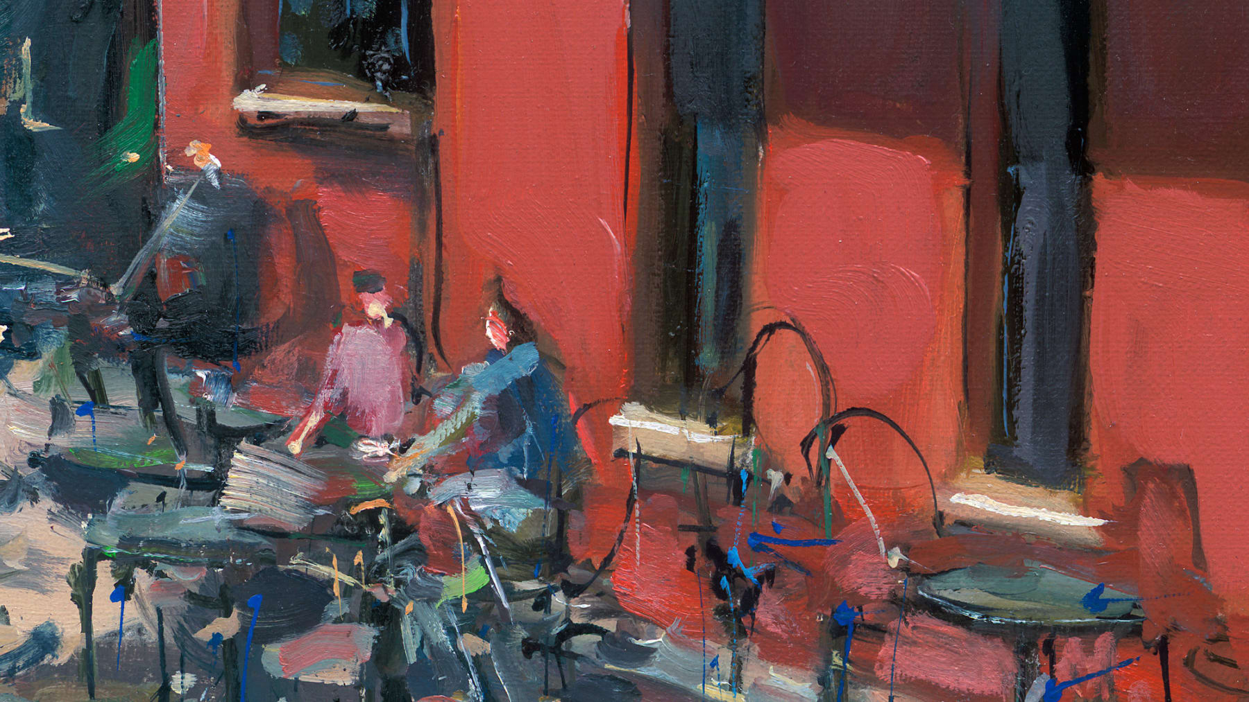 Gerard-Byrne-Leeson-Street-Kiosk-II-contemporary-art-gallery-Dublin-Ireland-painting-detail