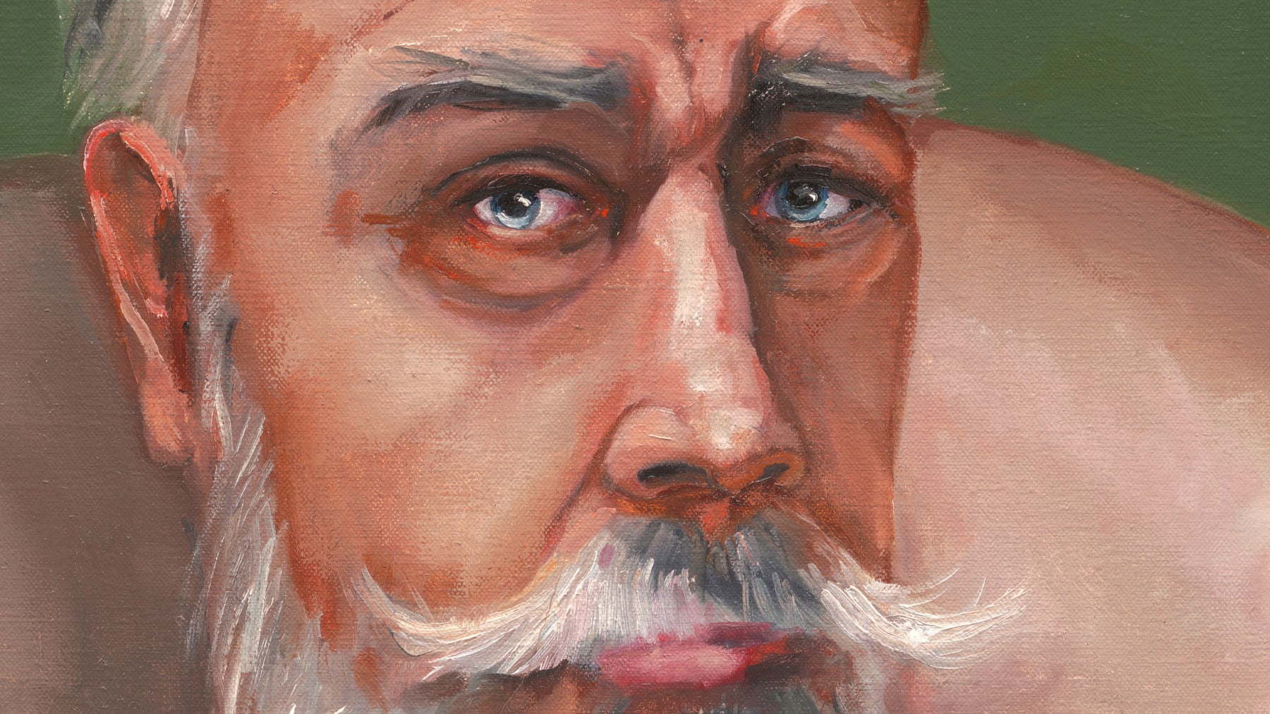 Gerard_Byrne_Bring_Home_the_Bacon_contemporary_figurative_art_gallery_Dublin_Ireland_painting_detail