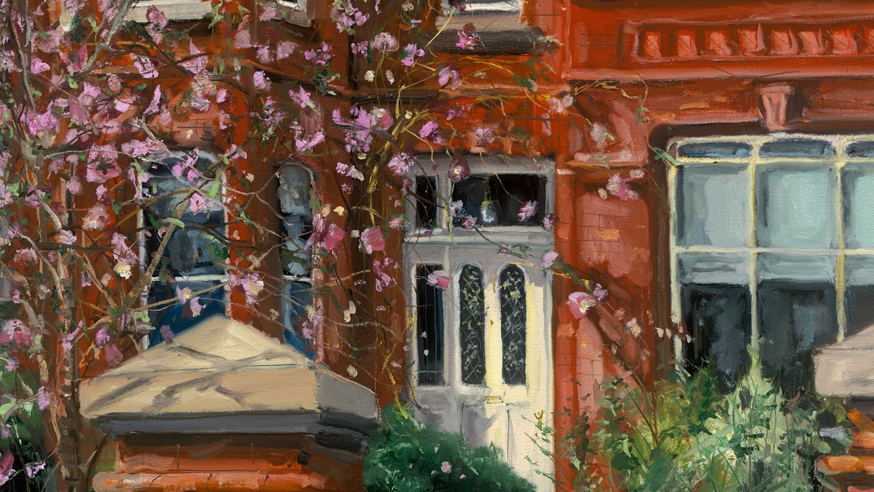 Gerard_Byrne_Morning_Shadows_modern_impressionism_painting_detail