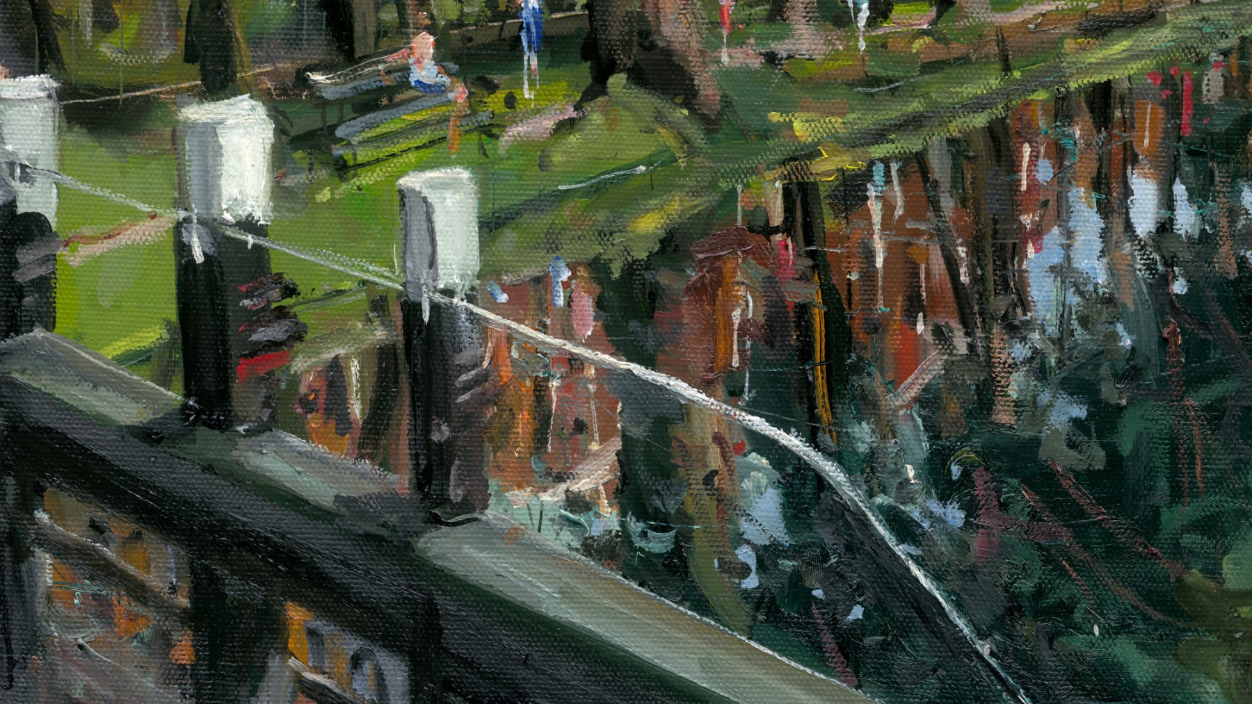 Gerard_Byrne_All_Stood_Still_painting_detail_modern_irish_impressionism_fine_art_gallery_Dublin_Ireland