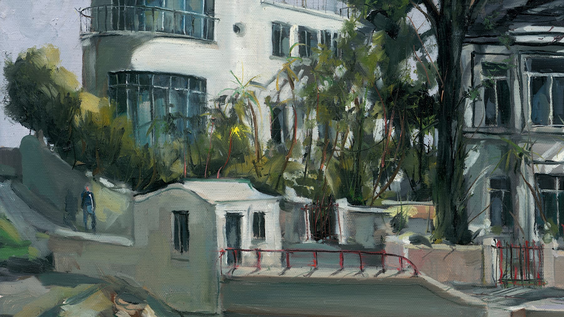 Gerard_Byrne_Caribbean_Dreams_Sandycove_III_painting_detail_contemporary_impressionism_fine_art_gallery_Dublin_Ireland