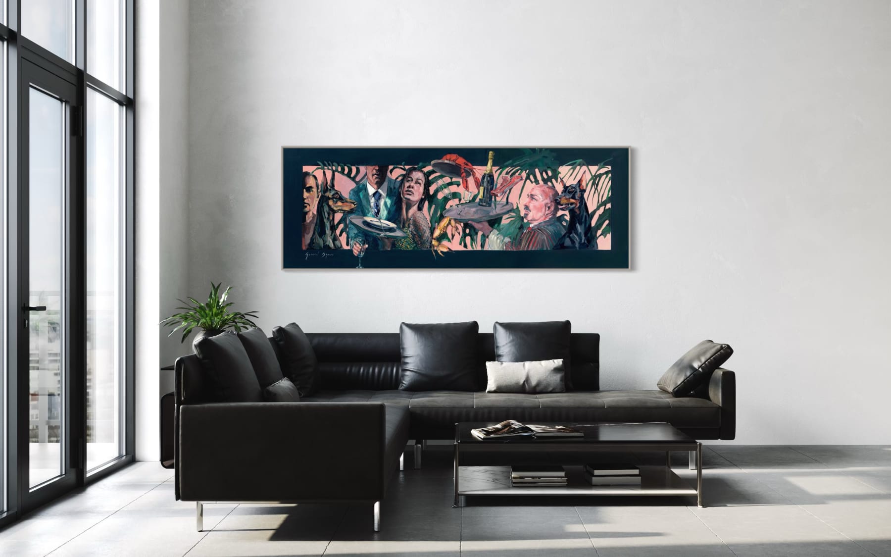 Gerard-Byrne-All-Or-Nothing-At-All-figurative-art-gallery-Dublin-interior-decor