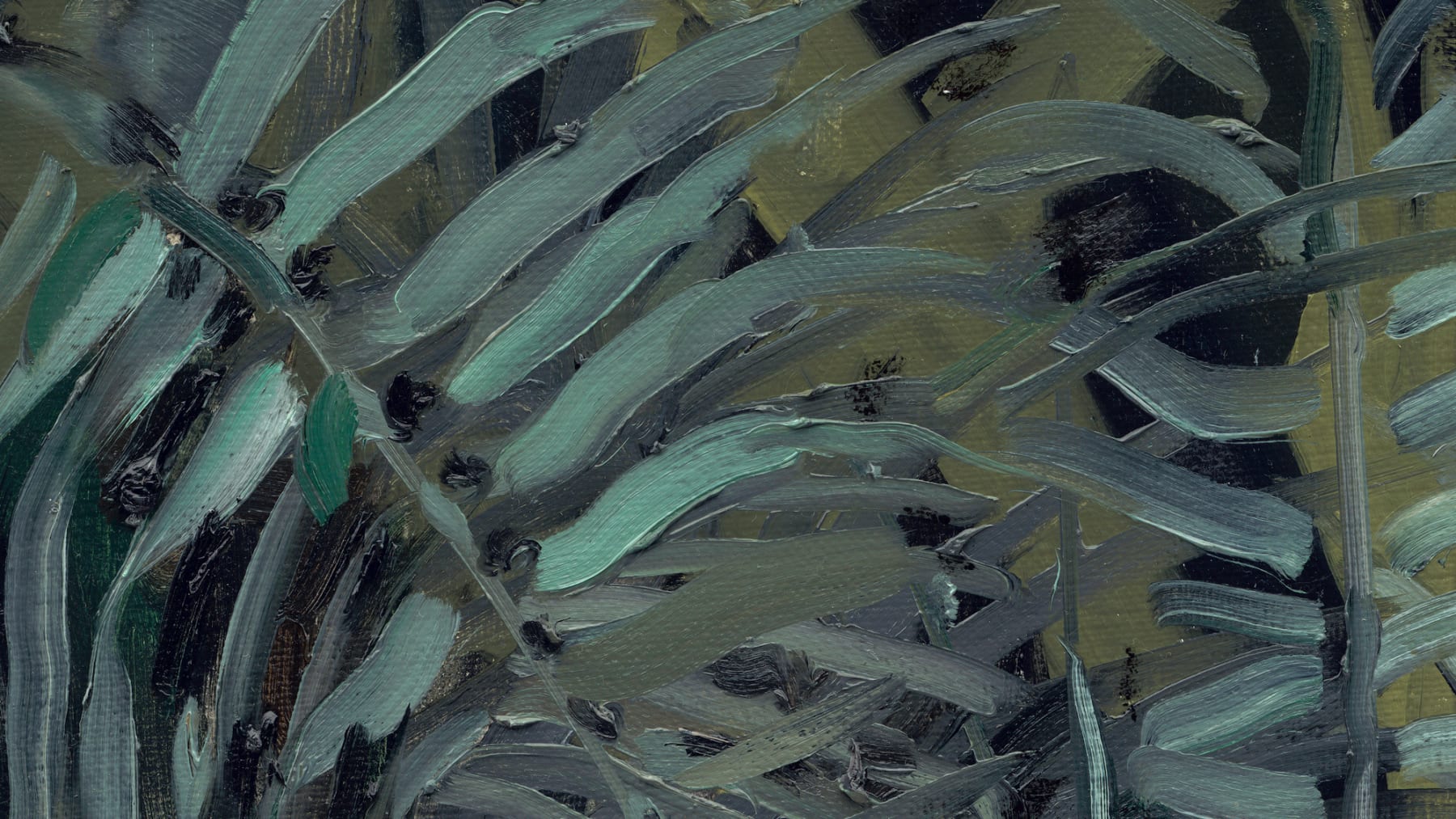 Gerard_Byrne_Between_the_Leaves_botanical_art_contemporary_impressionism_painting_detail