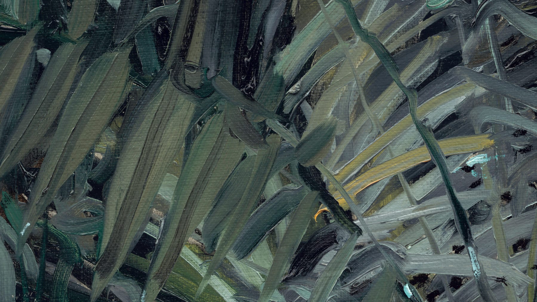 Gerard_Byrne_Between_the_Leaves_botanical_art_contemporary_impressionism_painting_detail