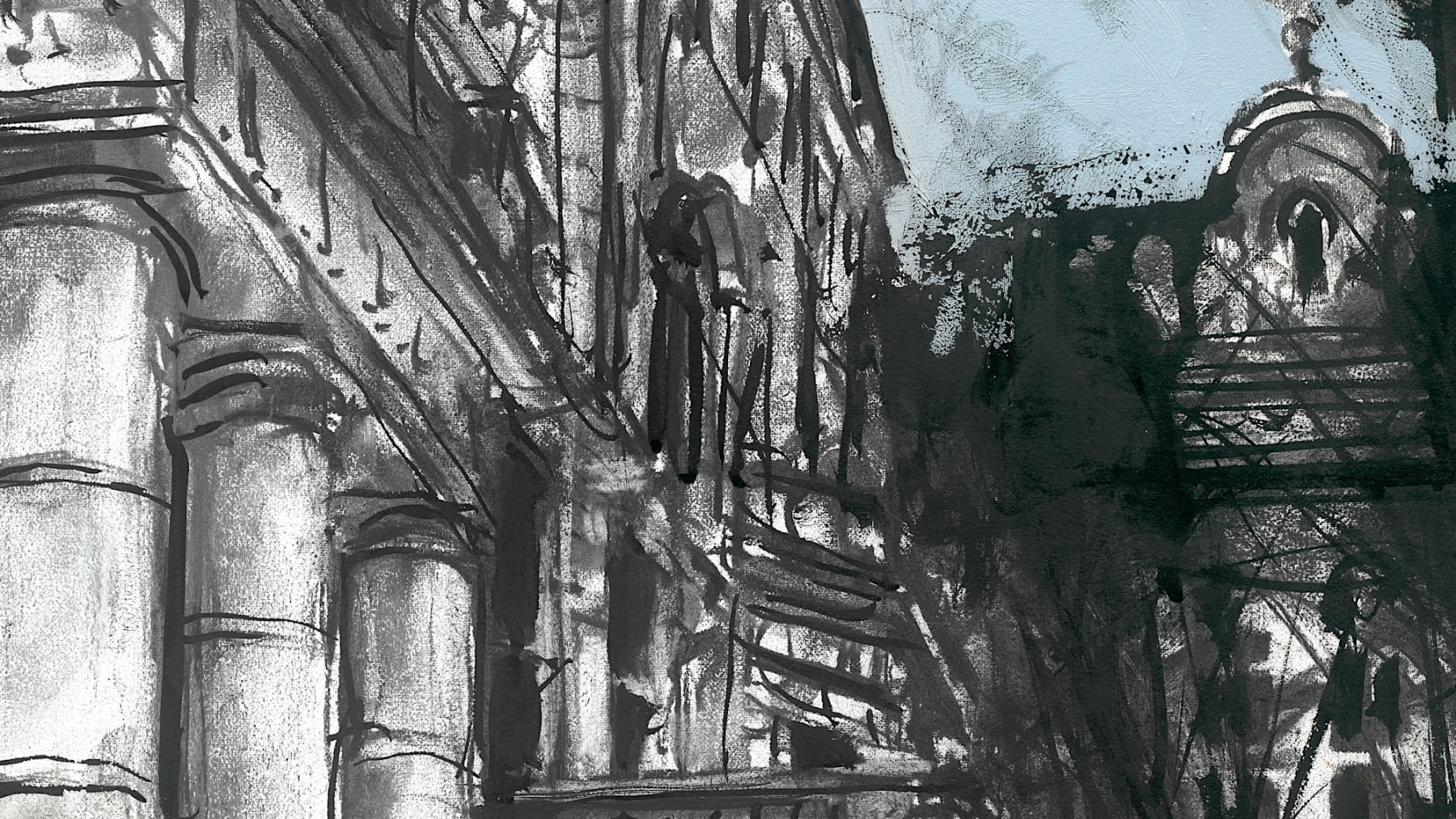 Gerard-Byrne-Victorian-Grandeur-Palmeira-Square-Brighton-and-Hove-charcoalogy-exhibition-art-gallery-dublin-ireland-drawing-detail