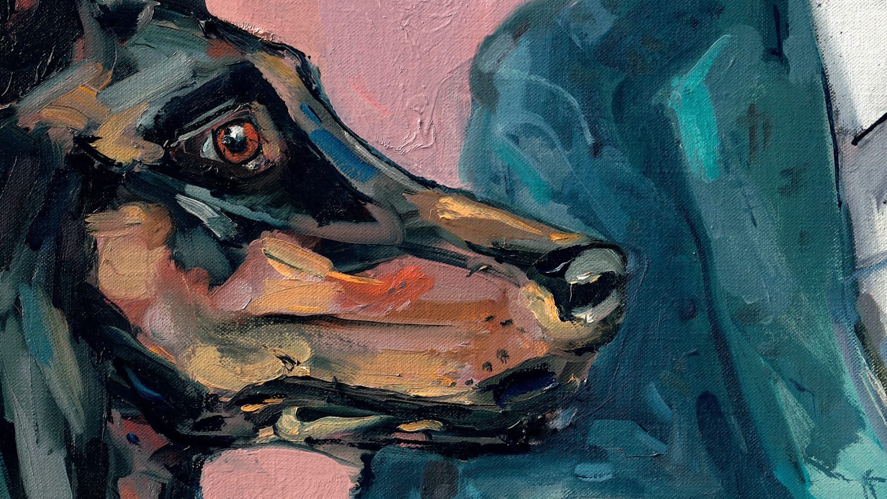 Gerard-Byrne-All-Or-Nothing-At-All-figurative-art-gallery-Dublin-Ireland-painting-detail