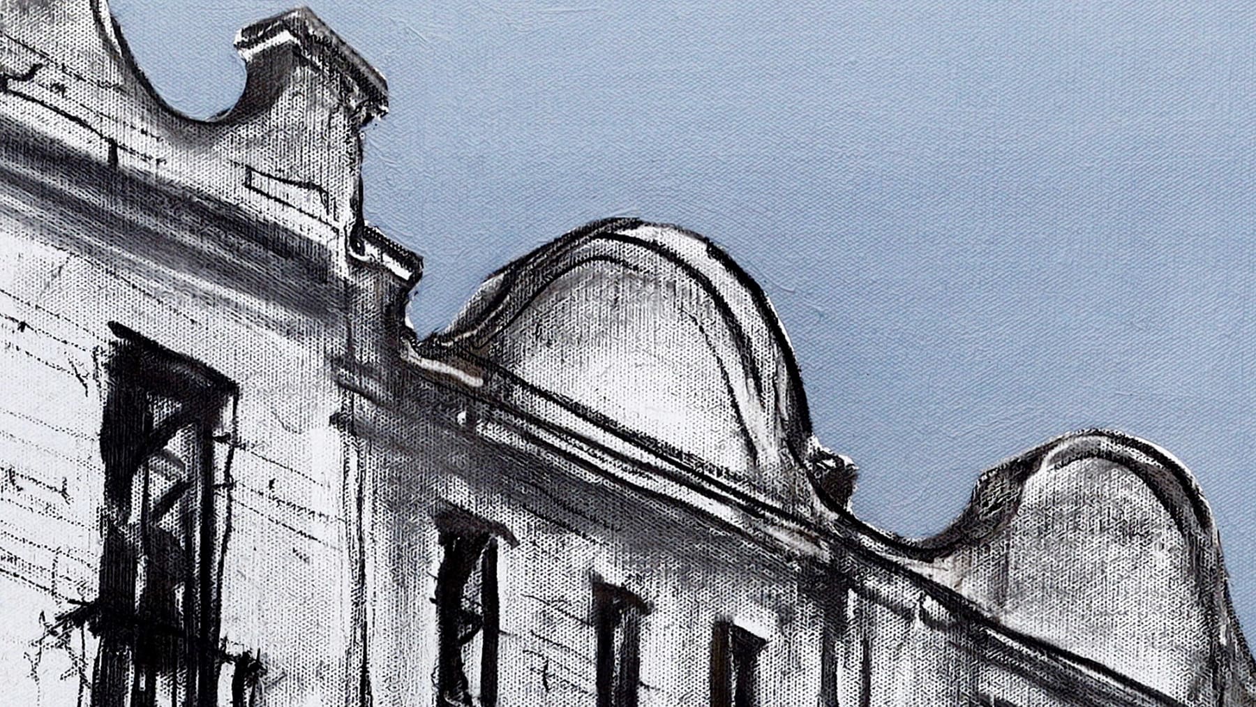 Gerard_Byrne_The_Three_Musketeers_modern_irish_impressionism_charcoal_drawing_detail