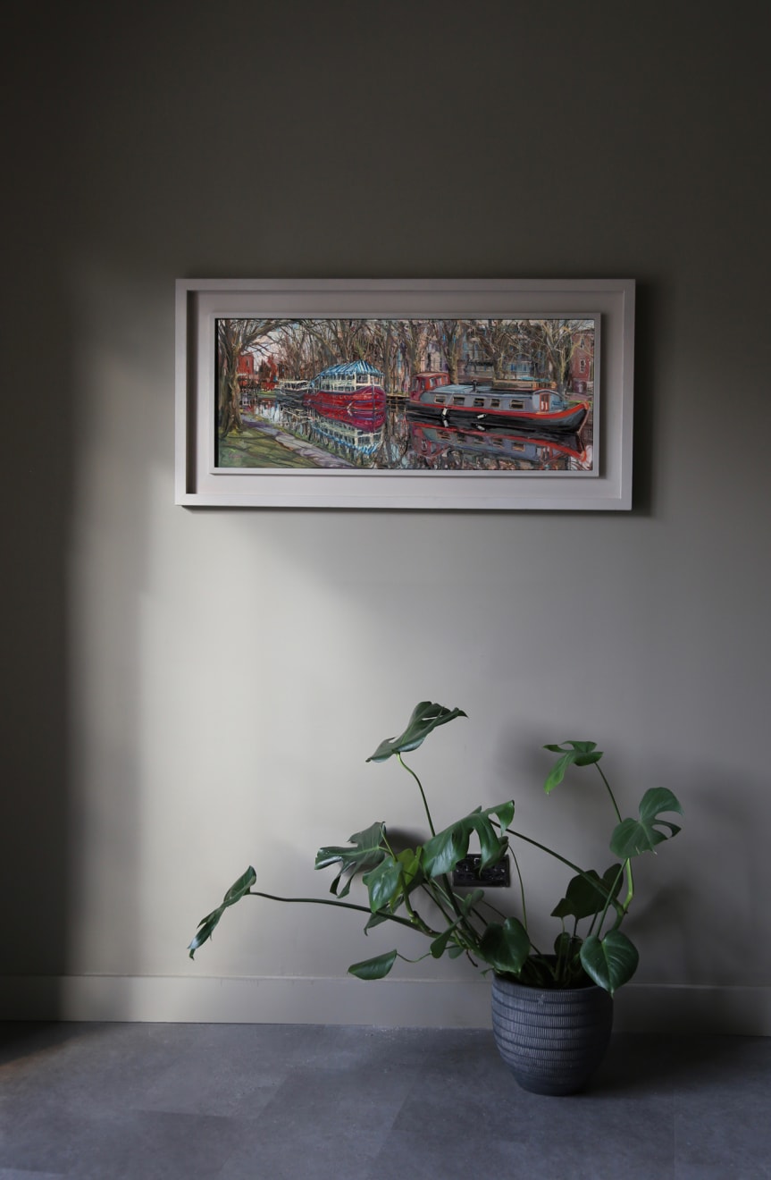 Gerard_Byrne_Grand_Canal_in_Spring_Dublin_modern_irish_impressionism_art_gallery_dublin