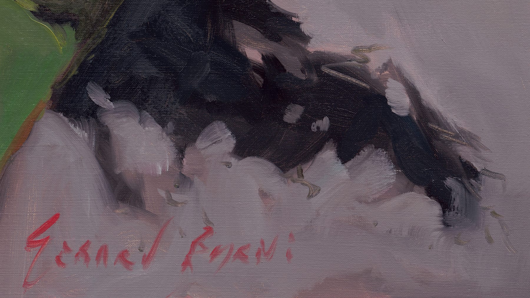 Gerard_Byrne_Easy_Living_contemporary_impressionism_painting_detail_fine_art_gallery_Dublin_Ireland