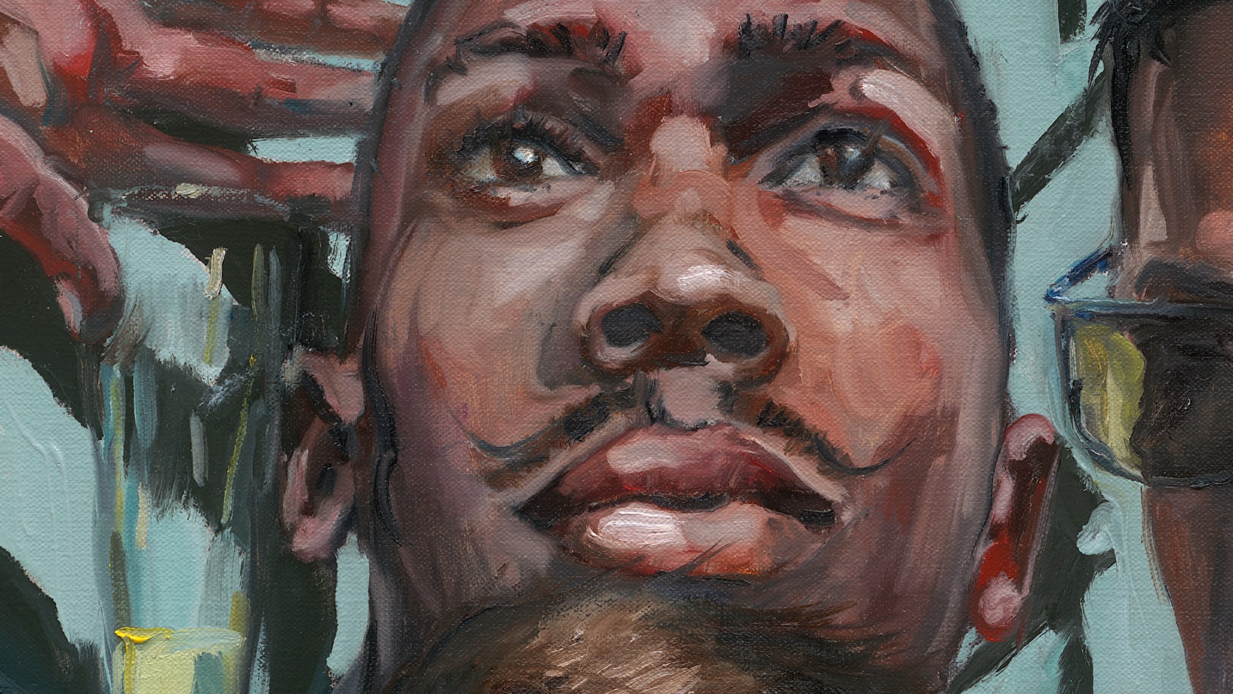 Gerard_Byrne_The_Golden_Touch_contemporary_irish_art_painting_detail