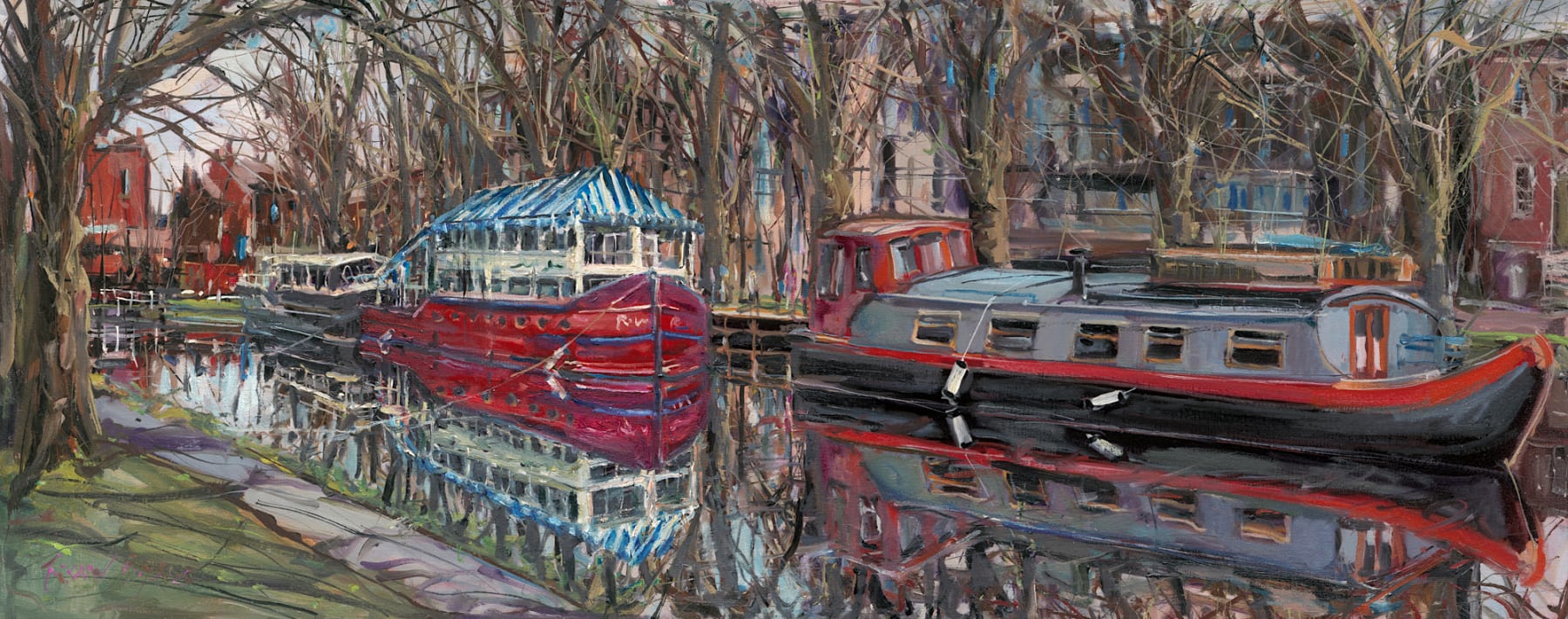 Gerard_Byrne_Grand_Canal_in_Spring_Dublin_modern_irish_impressionism