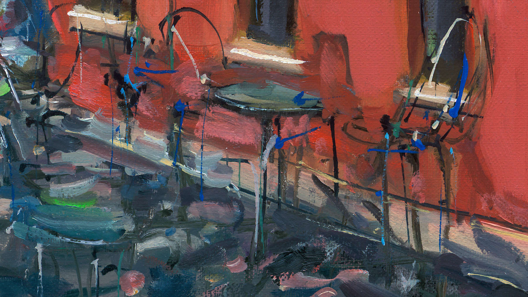 Gerard-Byrne-Leeson-Street-Kiosk-II-contemporary-art-gallery-Dublin-Ireland-painting-detail