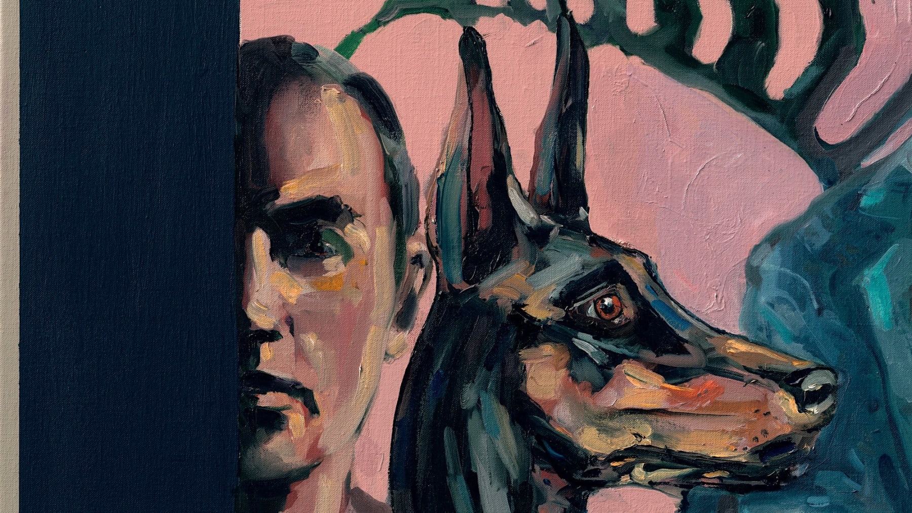 Gerard-Byrne-All-Or-Nothing-At-All-figurative-art-gallery-Dublin-Ireland-painting-detail