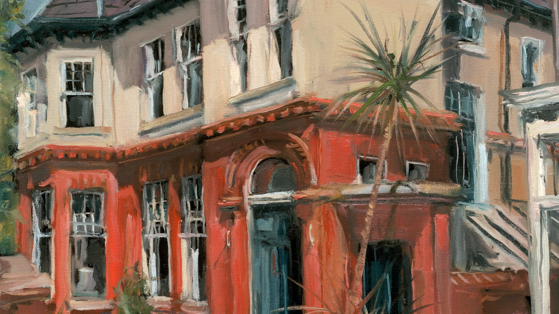 Gerard_Byrne_Edwardian_Splendour_Irish_contemporary_impressionism_painting_detail