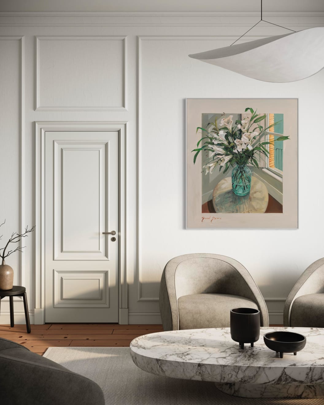 Gerard-Byrne-Floral-Moments-III-irish-artist-art-gallery-Dublin-Ireland-painting-detail-interior-decor